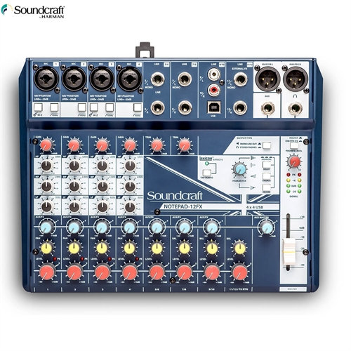 Mixer Soundcraft Notepad 12FX